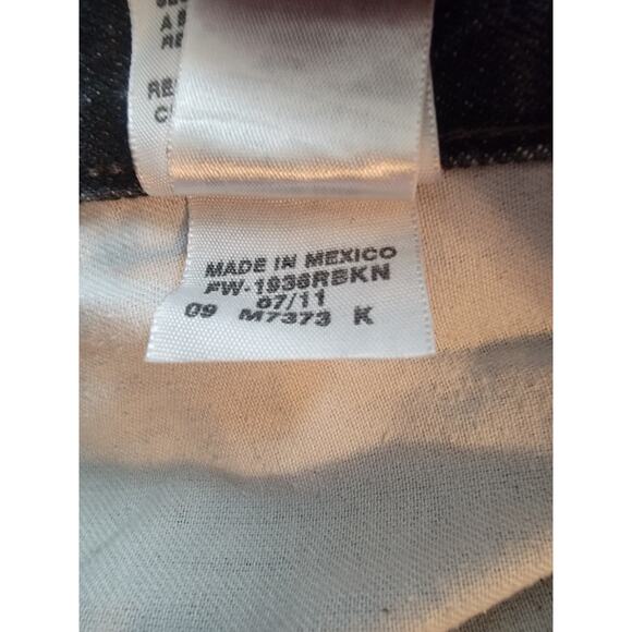 Freeworld Jeans -Mens 33x32-Messenger Dark Gray Black Straight Leg - Picture 7 of 7